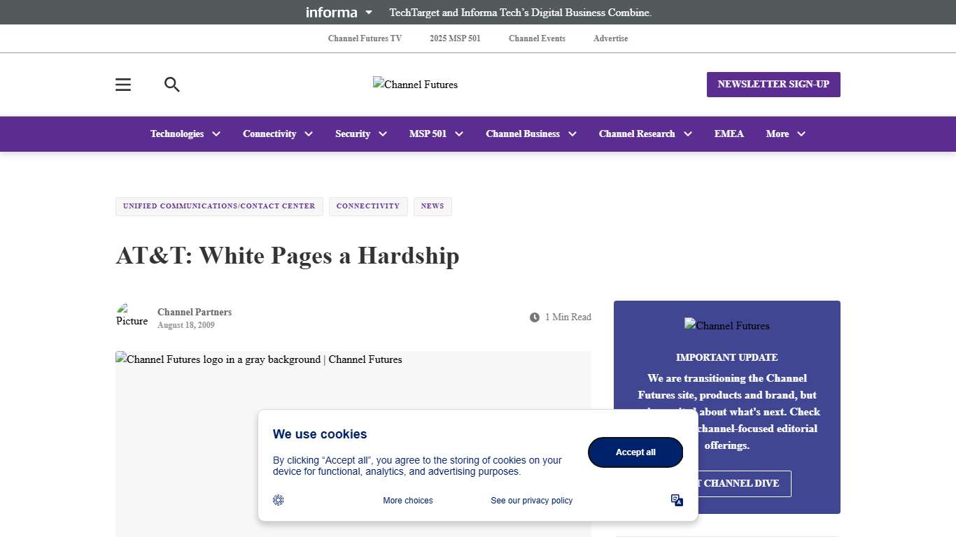 AT&T: White Pages a Hardship
