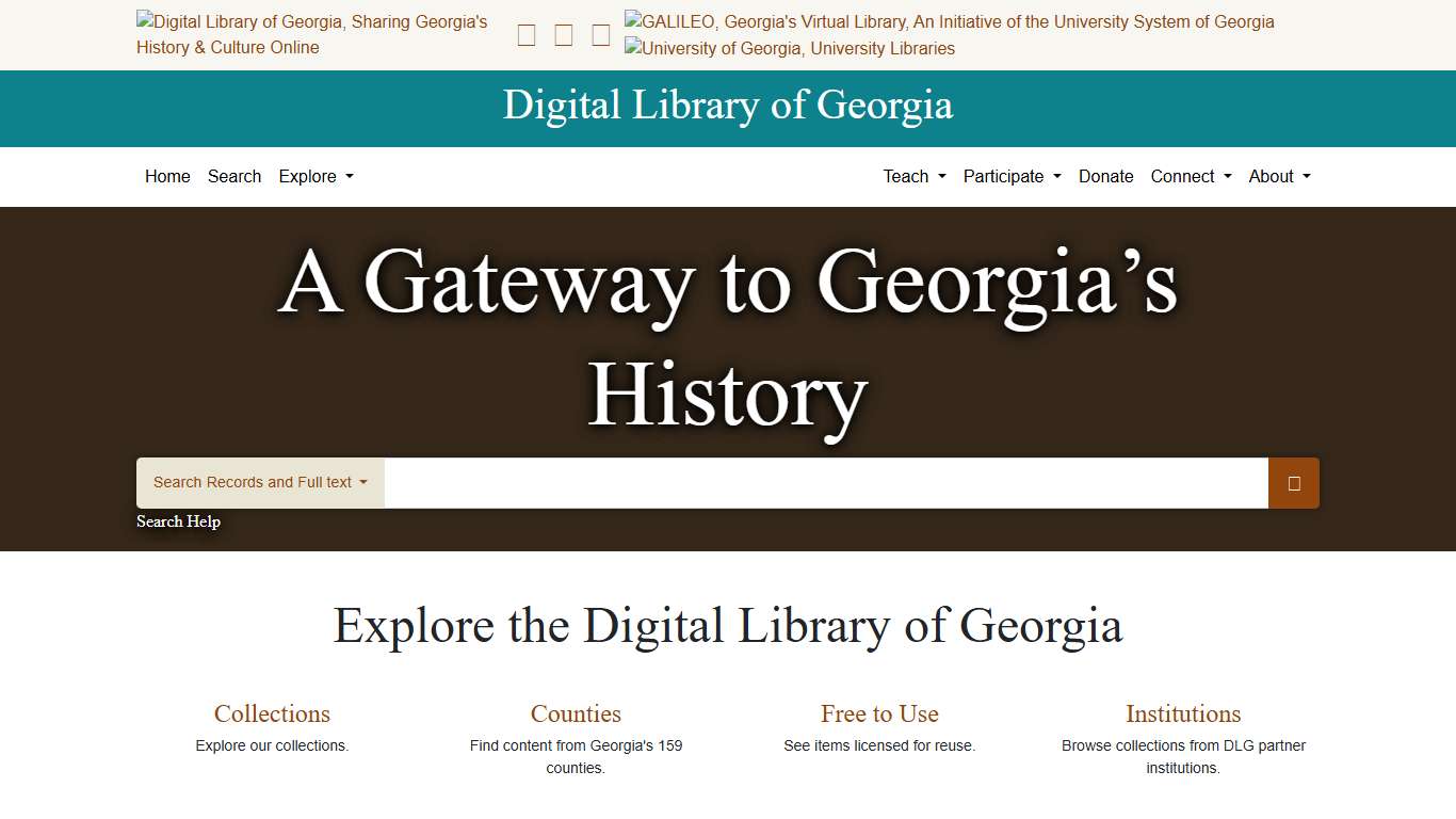 Digital Library of Georgia